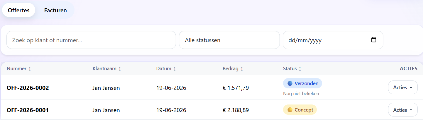 Offerte